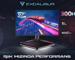300 Hz Kategorisinde İlklere İmza Atan Yeni Excalibur 27” Curved Gaming Monitör Satışa Çıktı!