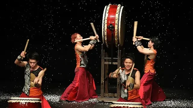 Japon davulu Wadaiko grubu “Sai” gösterisi İstanbul’da sahnelendi