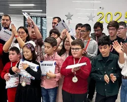 Özel çocuklar yeni yıla başarı mutluluğuyla giriyor