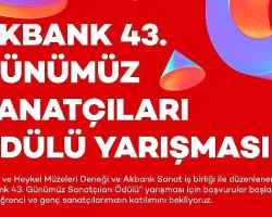 Akbank 43. Günümüz Sanatçıları Ödülü Yarışması için Başvurular Başladı!