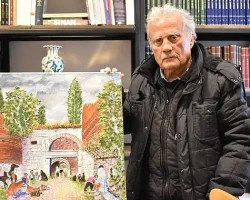Asırlık Çınar Fırçasıyla Renklere Hayat Veriyor