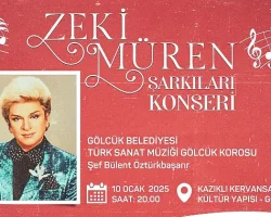 Gölcük Belediyesi, Türk müziğinin efsane ismi Zeki Müren’i anmak üzere özel bir gece düzenleyecek.