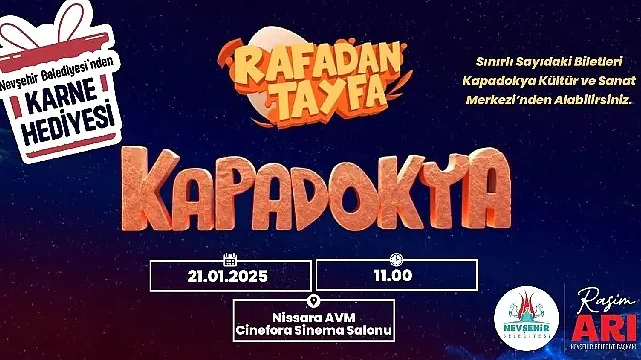 “Rafadan Tayfa Kapadokya” Filmi 2. Kez Çocuklarla Buluşacak