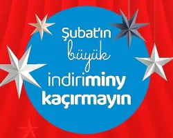 Şubat’ın büyük indiriminy kaçırmayın