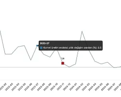 Tüik: Hizmet üretim endeksi yıllık %0,9 arttı