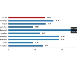 Tüik: Yurt İçi Üretici Fiyat Endeksi (Yİ-ÜFE) yıllık %27,20 arttı, aylık %3,06 arttı