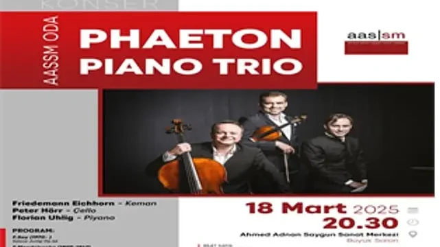 AASSM’de Phaeton Piano Trio konseri