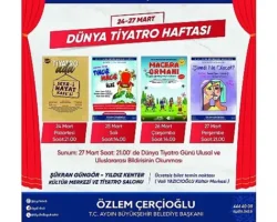 Başkan Çerçioğlu, Aydınlıları Dünya Tiyatro Haftası Etkinlikleri ile Buluşturuyor