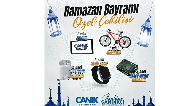 Bayram Hediyeleri Canik’ten