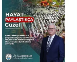 Burhaniyeliler bu akşam iftarda buluşacak