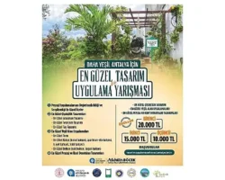 Daha yeşil Antalya için en güzel tasarım ve uygulamalar yarışacak
