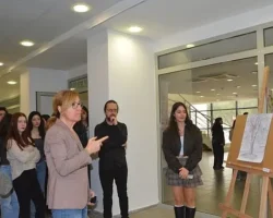 EÜ’de  “70. Yıl Peyzaj-Desen Sergisi” Açıldı