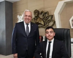 Başkan Şadi Özdemir makamını çocuklara devretti