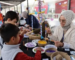 Bu atölyede her eser rüzgarla hayat buldu