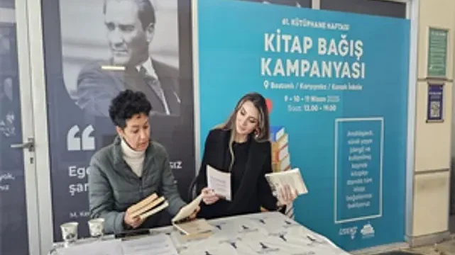 İzmir’de kitap kurtları için kitap bağışı kampanyası