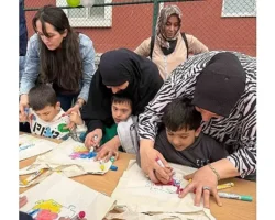 Özel çocuklar gönüllerince eğlendi