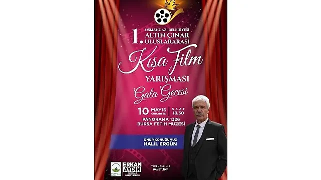 1. Altın Çınar Uluslararası Kısa Film Yarışması’nda gala heyecanı