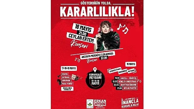 19 Mayıs Osmangazi’de büyük coşkuyla kutlanacak