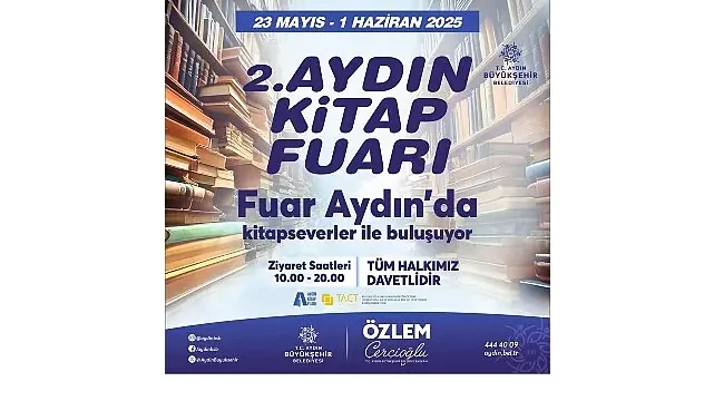2. Aydın Kitap Fuarı, Fuar Aydın’da Başlıyor