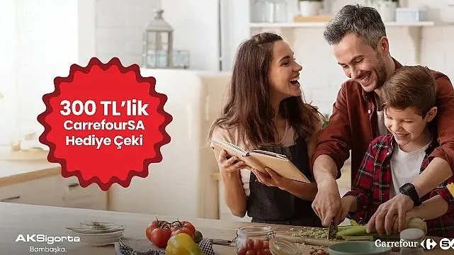 Aksigorta’dan Konut Sigortası Alanlara CarrefourSA Hediye Çeki Fırsatı