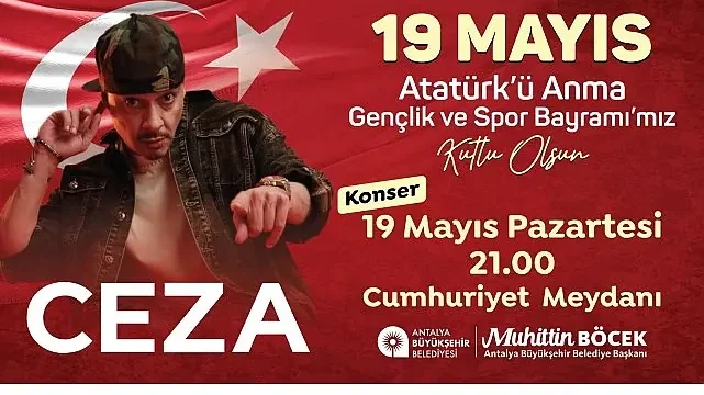 Antalya Büyükşehir Belediyesi 19 Mayıs’ı coşkuyla kutlayacak