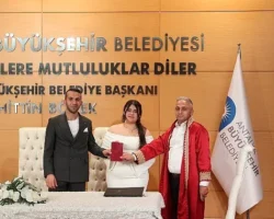 Antalya Büyükşehir Belediyesi nikah salonunda “05.05.2025” yoğunluğu