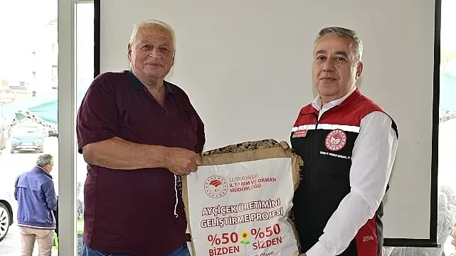 Ayçiçeği Üreticilerine Yerli Tohum Desteği