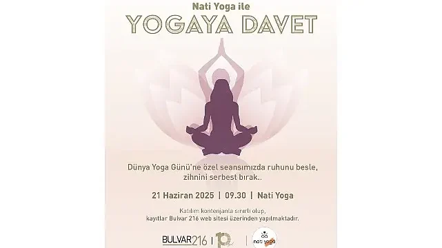 Bulvar 216’da Dünya Yoga Günü’ne özel seansla yogaya davet!
