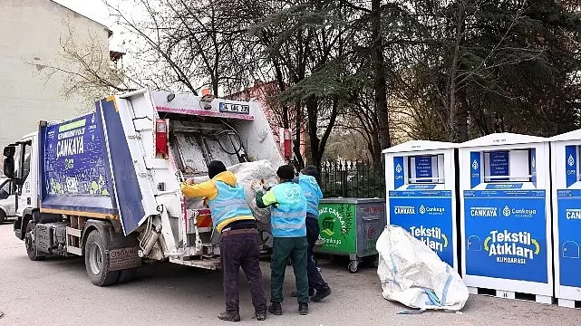 Çankaya’da Tekstil Kumbaralarıyla Sıfır Atığa Katkı