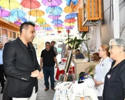 Çiğli’de kadınların el emeği ürünleri görücüye çıktı