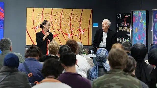 Dünyaca ünlü ressam Prof. Dr. Süleyman Saim Tekcan, Seka Sanat ve İhtisas Merkezi’ne övgülerde bulundu