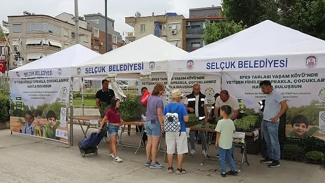 Efes Tarlası Yaşam Köyü’nde Dağıtılan Fideler DMD Hastası Çocuklara Umut Oldu