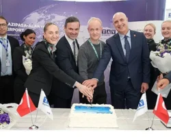 Gazipaşa-Alanya Havalimanı, Copenhagen Air Taxi’nin ilk uçuşunu karşıladı
