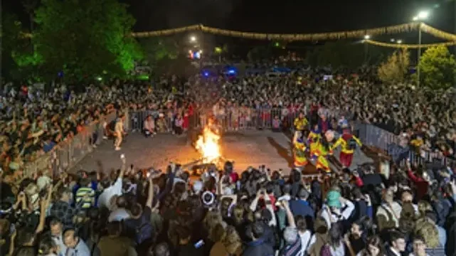 Hıdırellez ateşi Kültürpark’tan yükseldi