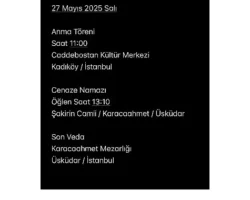 İlhan Şeşen’e Veda Töreni