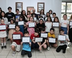 Karikatür Atölyesi katılımcılarından yıl sonu sergisi