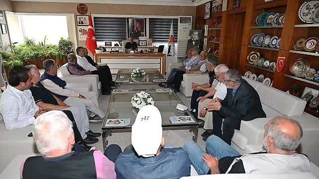 Kuzdere’de yaşayan vatandaşlardan Başkan Topaloğlu’na anlamlı ziyaret