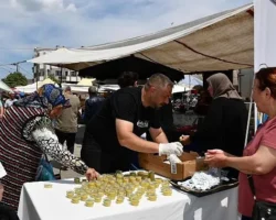 Malkara’nın meşhur peynir helvası, Türk Mutfağı Haftası’nda Saray halkıyla buluştu