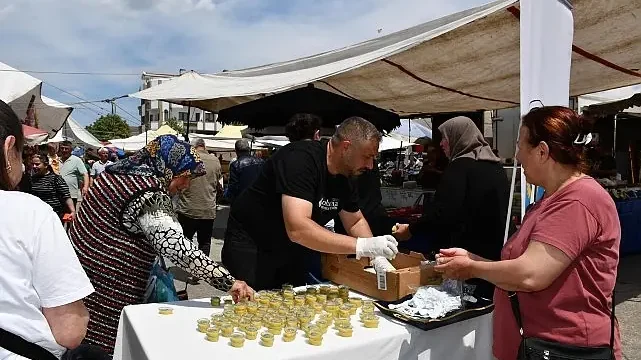 Malkara’nın meşhur peynir helvası, Türk Mutfağı Haftası’nda Saray halkıyla buluştu