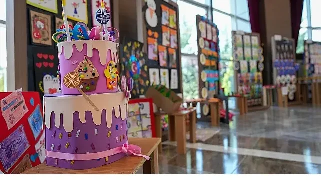 Minik Ellerin Hünerleri Sergide Görücüye Çıktı