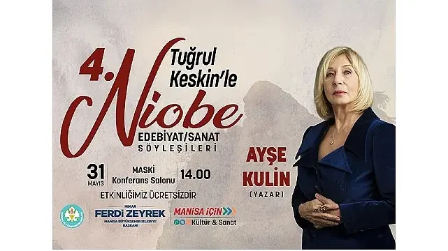 Niobe Edebiyat Söyleşileri Ayşe Kulin’i Ağırlayacak