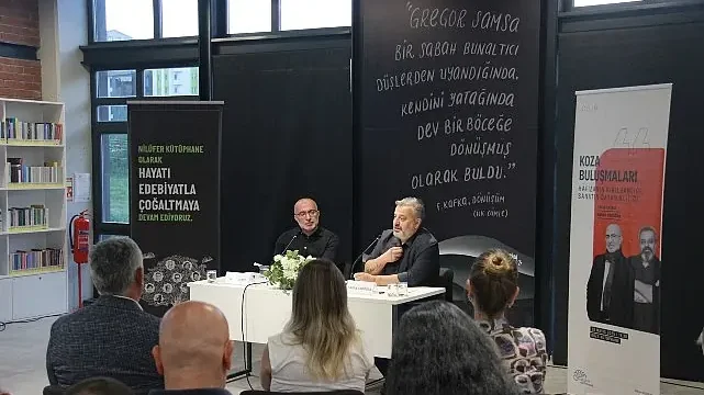 Ödüllü yazar Yavuz Ekinci Nilüfer’de okurlarıyla buluştu