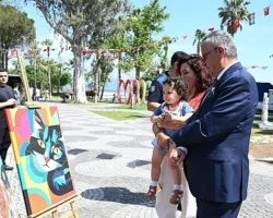 Öğrencilerden sanatla çevreye duyarlılık mesajı