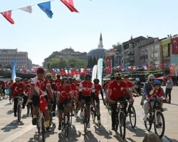 Pedallar 19 Mayıs ruhu ile çevrildi