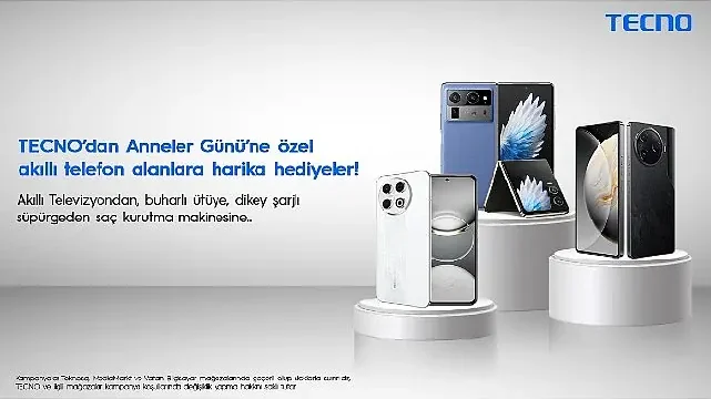 TECNO’dan Anneler Günü’ne özel akıllı telefon alanlara harika hediyeler!