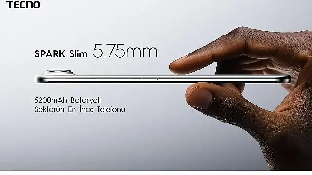 TECNO’dan çığır açan incelik ve güç dengesi: SPARK Slim, bugüne kadar üretilmiş en ince telefon!