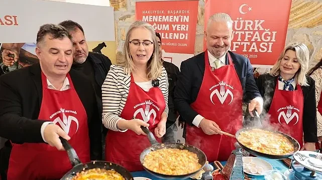 Türk Mutfağı Haftası’na Menemen damgası!