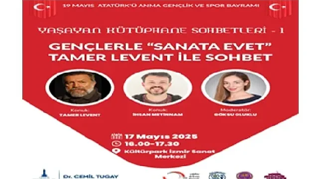 “Yaşayan Kütüphane Sohbetleri” Tamer Levent ile başlıyor
