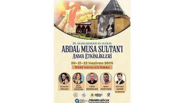 Abdal Musa Anma Etkinlikleri başlıyor