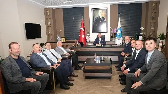 Başkan Şadi Özdemir’den Marmarabirlik’e hayırlı olsun ziyareti
